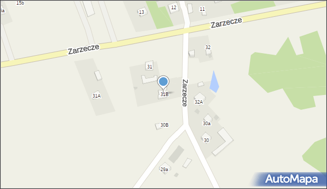Zarzecze, Zarzecze, 31B, mapa Zarzecze