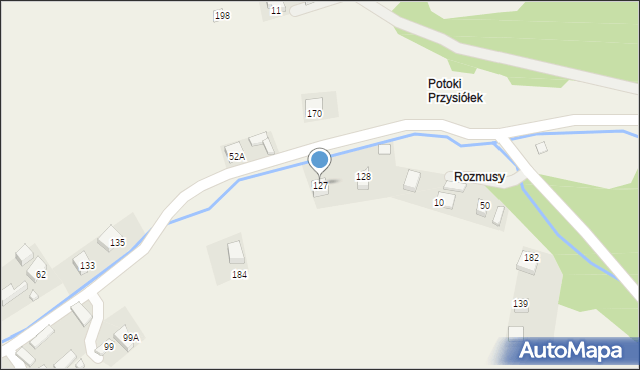 Zarzecze, Zarzecze, 127, mapa Zarzecze