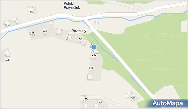 Zarzecze, Zarzecze, 182, mapa Zarzecze