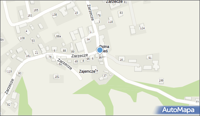 Zarzecze, Zarzecze, 35, mapa Zarzecze