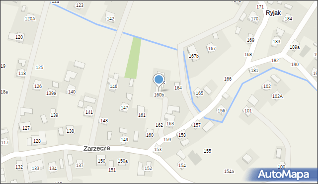 Zarzecze, Zarzecze, 163g, mapa Zarzecze