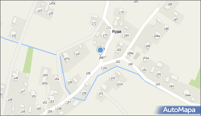 Zarzecze, Zarzecze, 168, mapa Zarzecze