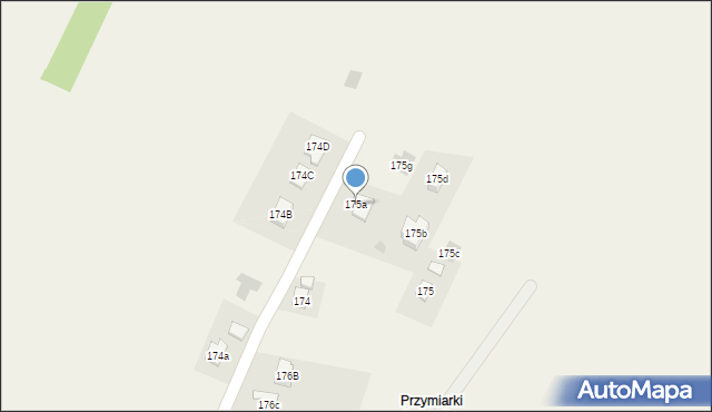 Zarzecze, Zarzecze, 175a, mapa Zarzecze