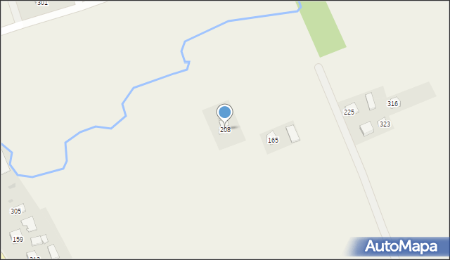 Zarzecze, Zarzecze, 208, mapa Zarzecze