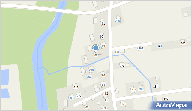 Zarzecze, Zarzecze, 88, mapa Zarzecze