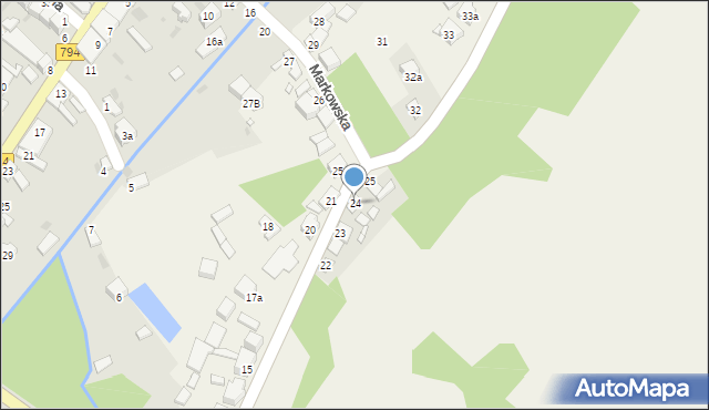 Zarzecze, Zarzecze, 24, mapa Zarzecze