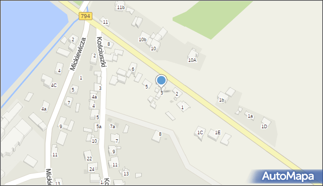 Zarzecze, Zarzecze, 3, mapa Zarzecze