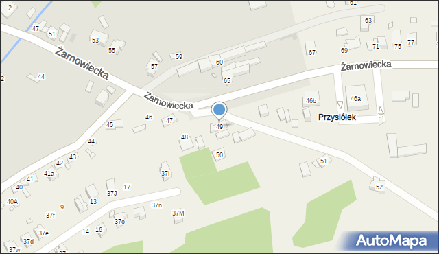 Zarzecze, Zarzecze, 49, mapa Zarzecze