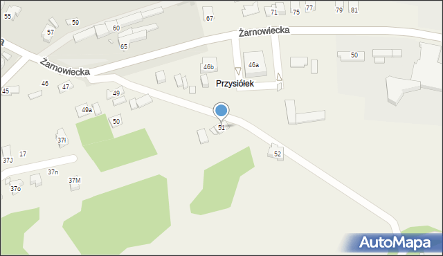 Zarzecze, Zarzecze, 51, mapa Zarzecze