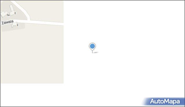 Zarzecze, Zawala, 7, mapa Zarzecze