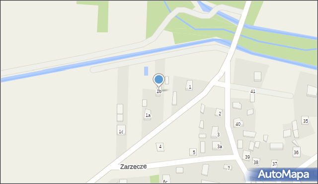 Zarzecze, Zarzecze, 1b, mapa Zarzecze