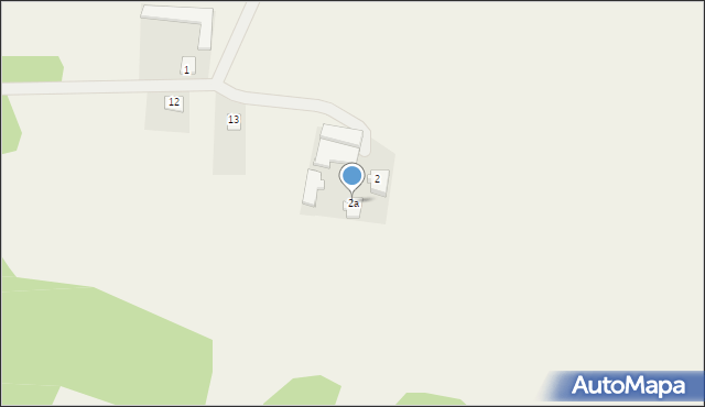 Zarzecze Jeleniewskie, Zarzecze Jeleniewskie, 2a, mapa Zarzecze Jeleniewskie