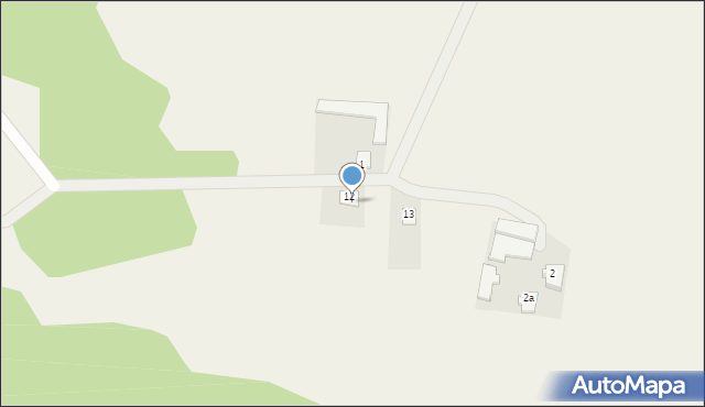 Zarzecze Jeleniewskie, Zarzecze Jeleniewskie, 9A, mapa Zarzecze Jeleniewskie