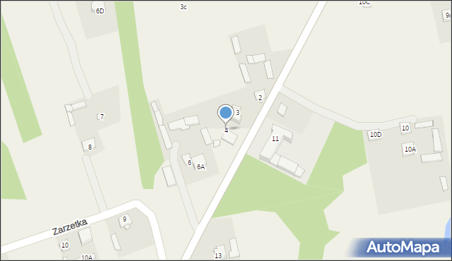 Zarzetka, Zarzetka, 4, mapa Zarzetka