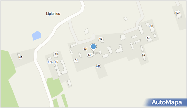 Zarzetka, Zarzetka, 63e, mapa Zarzetka