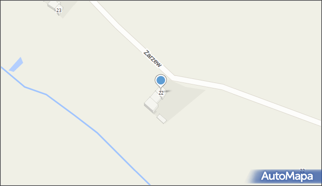 Zarzew, Zarzew, 22, mapa Zarzew