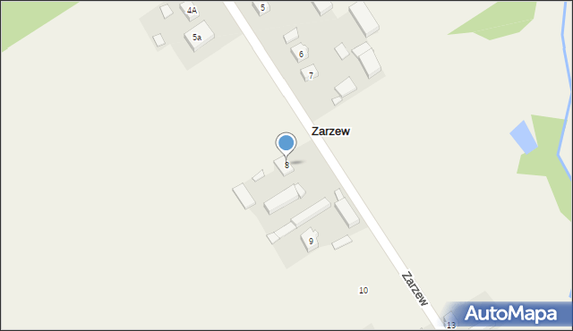 Zarzew, Zarzew, 8, mapa Zarzew