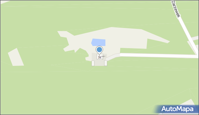 Zarzewek, Zarzewek, 34, mapa Zarzewek