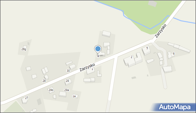 Zarzysko, Zarzysko, 4, mapa Zarzysko