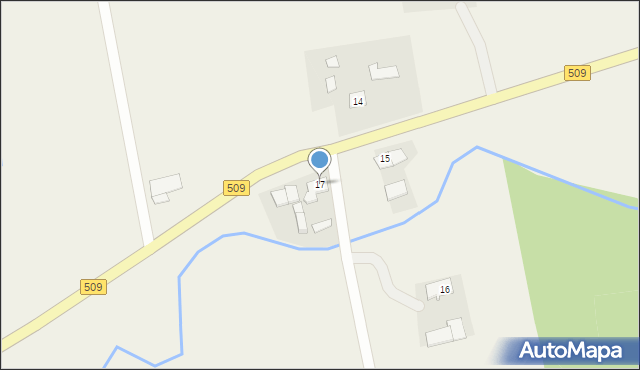 Zaścianki, Zaścianki, 17, mapa Zaścianki