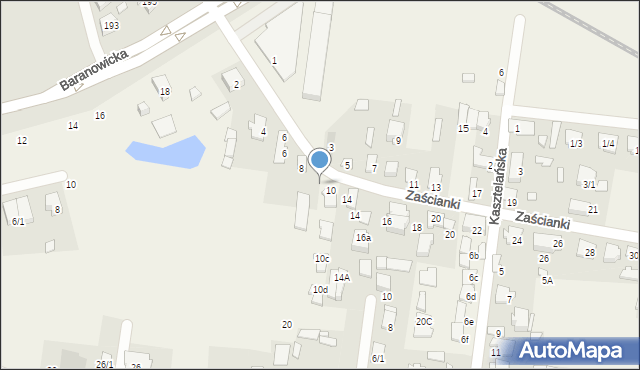 Zaścianki, Zaścianki, 10, mapa Zaścianki