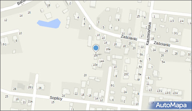 Zaścianki, Zaścianki, 10c, mapa Zaścianki