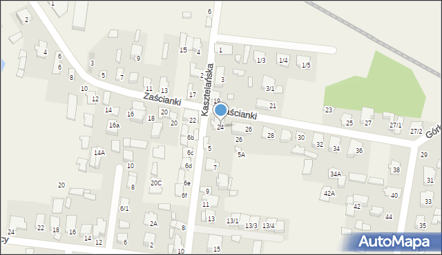 Zaścianki, Zaścianki, 24, mapa Zaścianki