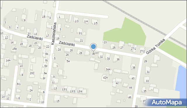 Zaścianki, Zaścianki, 30, mapa Zaścianki