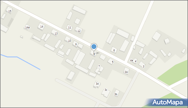 Zaścienie, Zaścienie, 8, mapa Zaścienie