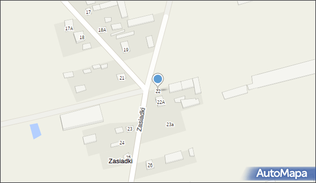 Zasiadki, Zasiadki, 22, mapa Zasiadki