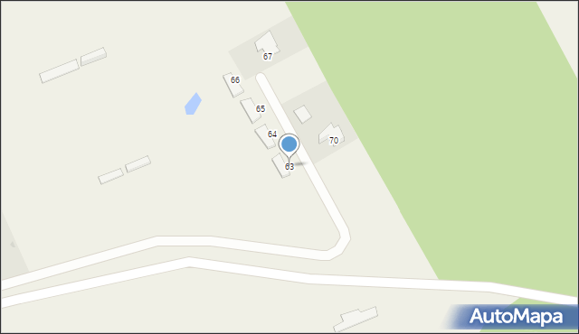 Zaskoczyn, Zaskoczyn, 63, mapa Zaskoczyn