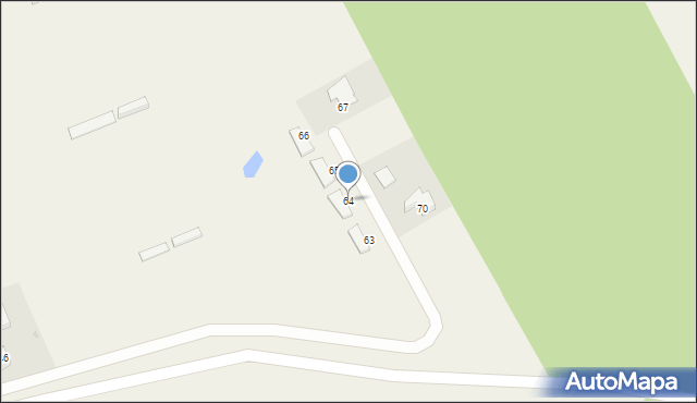 Zaskoczyn, Zaskoczyn, 64, mapa Zaskoczyn