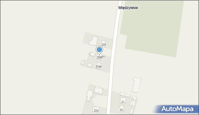 Zasów, Zasów, 204b, mapa Zasów