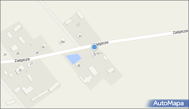 Zaśpicze, Zaśpicze, 31, mapa Zaśpicze