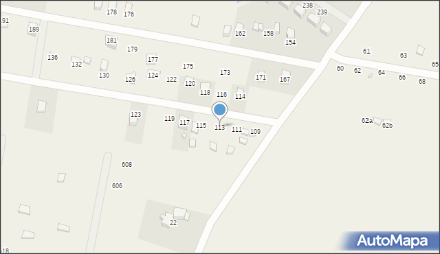 Zastań, Zastań, 113, mapa Zastań