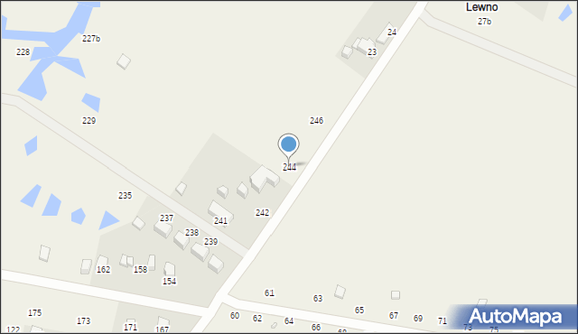 Zastań, Zastań, 244, mapa Zastań