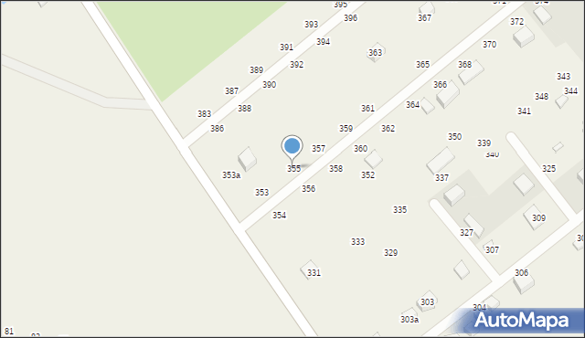 Zastań, Zastań, 355, mapa Zastań