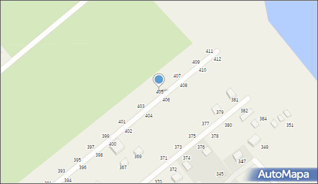 Zastań, Zastań, 405, mapa Zastań
