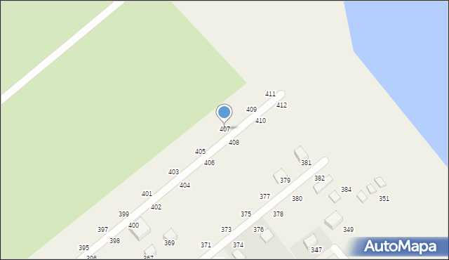Zastań, Zastań, 407, mapa Zastań