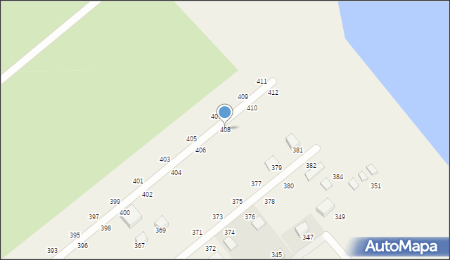Zastań, Zastań, 408, mapa Zastań