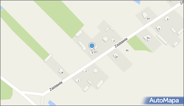 Zastawie, Zastawie, 3, mapa Zastawie