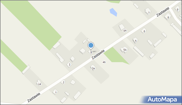 Zastawie, Zastawie, 4, mapa Zastawie