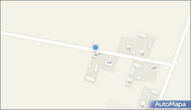 Zastawie, Zastawie, 14, mapa Zastawie