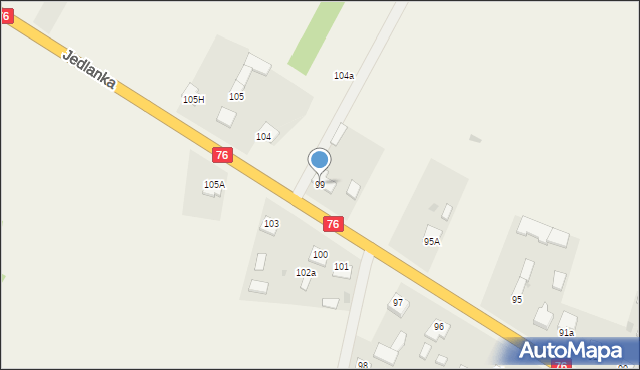 Zastawie, Zastawie, 99, mapa Zastawie