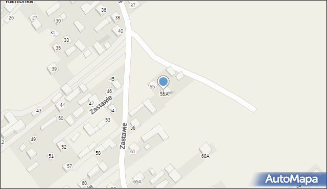 Zastawie, Zastawie, 56A, mapa Zastawie