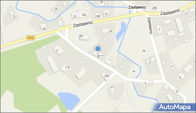 Zastawno, Zastawno, 16, mapa Zastawno