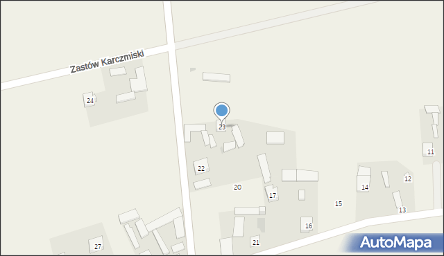 Zastów Karczmiski, Zastów Karczmiski, 23, mapa Zastów Karczmiski