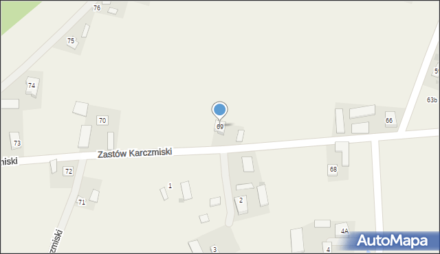 Zastów Karczmiski, Zastów Karczmiski, 69, mapa Zastów Karczmiski