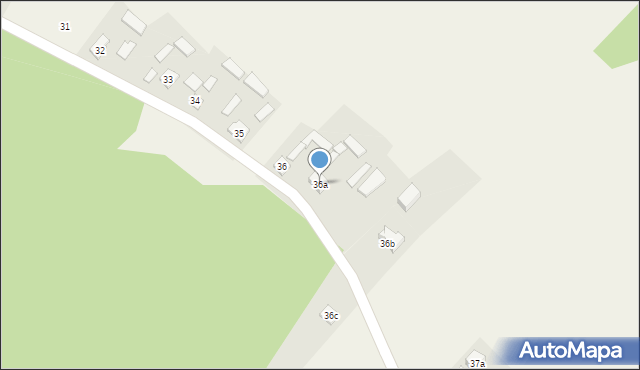 Zastronie, Zastronie, 36a, mapa Zastronie