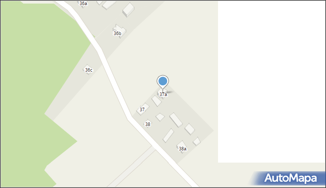 Zastronie, Zastronie, 37a, mapa Zastronie